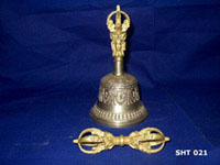 Hand Bell Dorje-Buddhist Ritual Objects