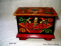 Tibetan Hand Painted Jewelry Boxes and Wool Crafts