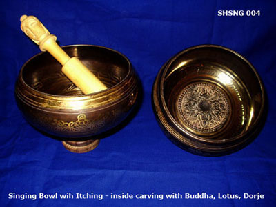Singing Bowl designed with Etching process